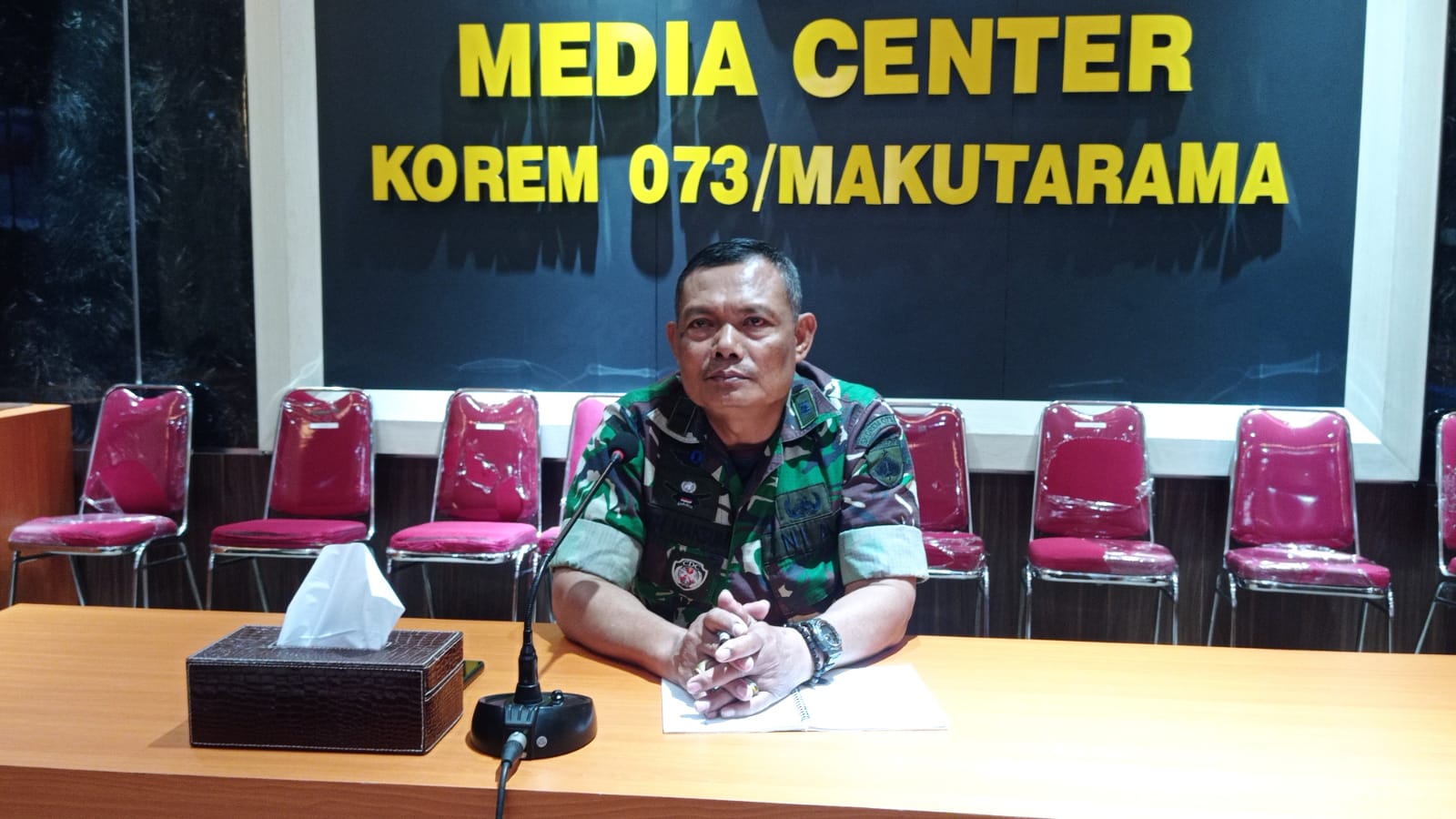 Melalui Vidio Conference, Kadispenad Sampaikan Poin Penting Kepada Kapen Jajaran TNI AD